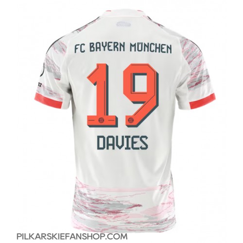 Koszulka piłkarska Bayern Munich Alphonso Davies #19 Strój wyjazdowy 2025-26 tanio Krótki Rękaw Koszulka piłkarska Bayern Munich Alphonso Davies #19 Strój wyjazdowy 2025-26 tanio Krótki Rękaw